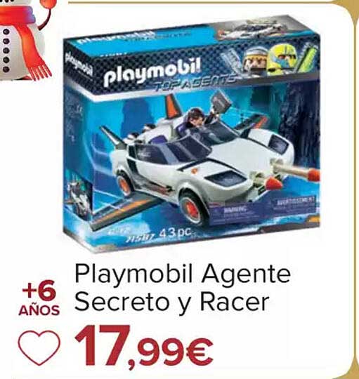 Playmobil Agente Secreto y Racer