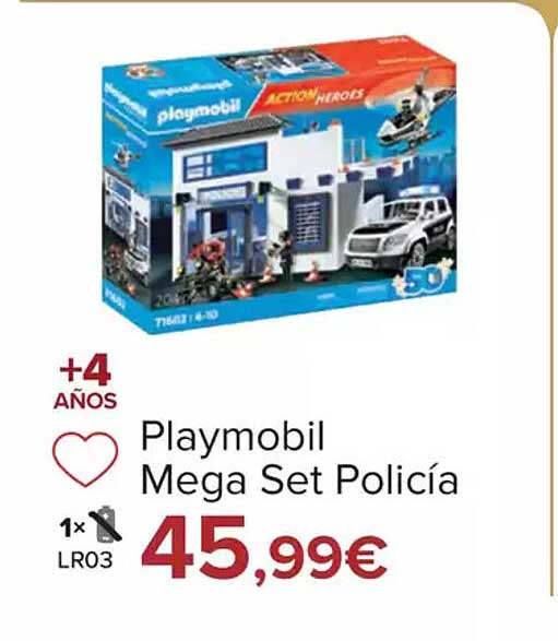 Playmobil Mega Set Policía