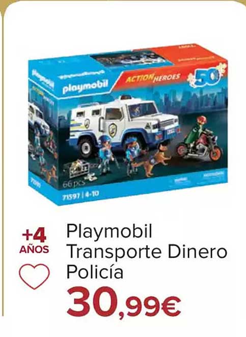 Playmobil Transporte Dinero Policía