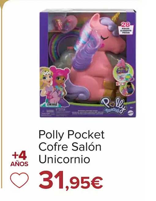 Polly Pocket Cofre Salón Unicornio