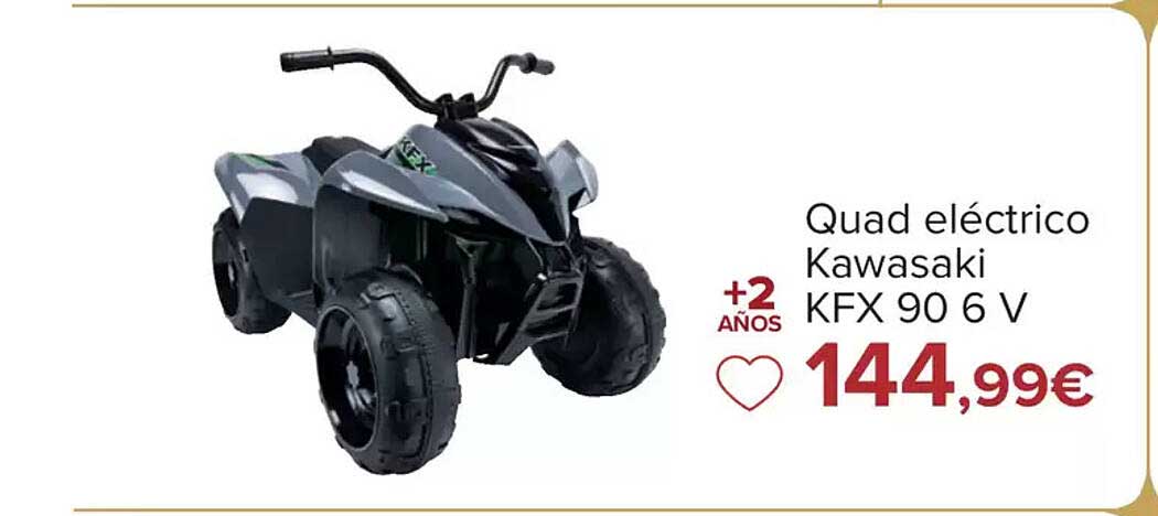 Quad eléctrico Kawasaki KFX 90 6 V