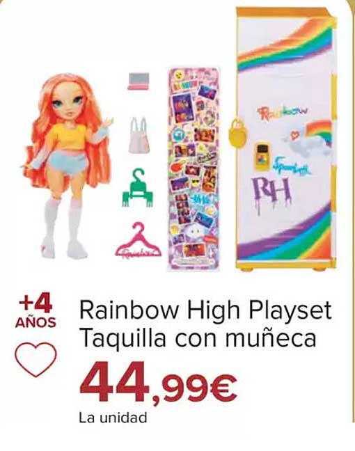 Rainbow High Playset Taquilla con muñeca