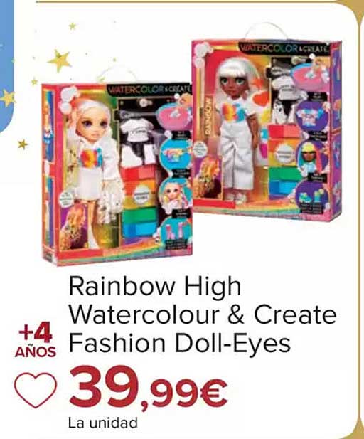 Rainbow High Watercolour & Create Fashion Doll-Eyes