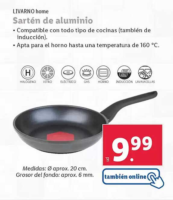 Sartén de aluminio