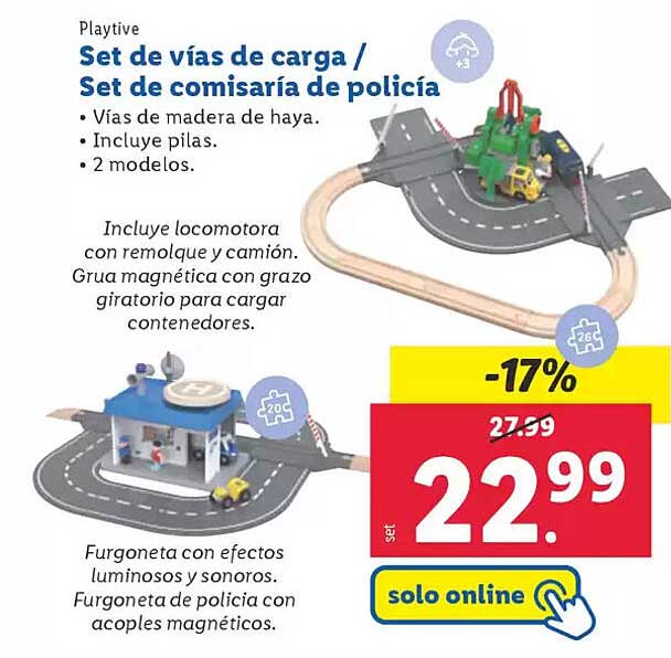 Set de vías de carga / Set de comisaría de policía