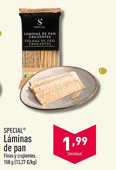 SPECIAL® Láminas de pan