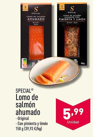 SPECIAL® Lomo de salmón ahumado