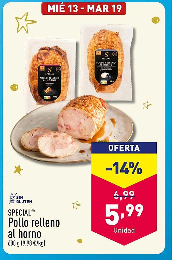 SPECIAL® Pollo relleno al horno