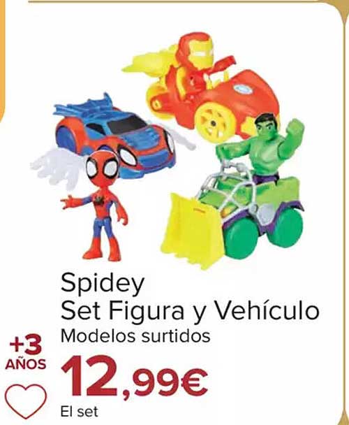 Spidey Set Figura y Vehículo