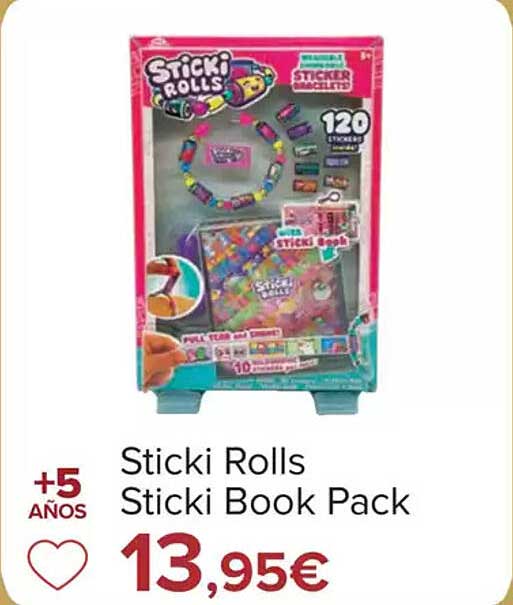 Sticki Rolls Sticki Book Pack