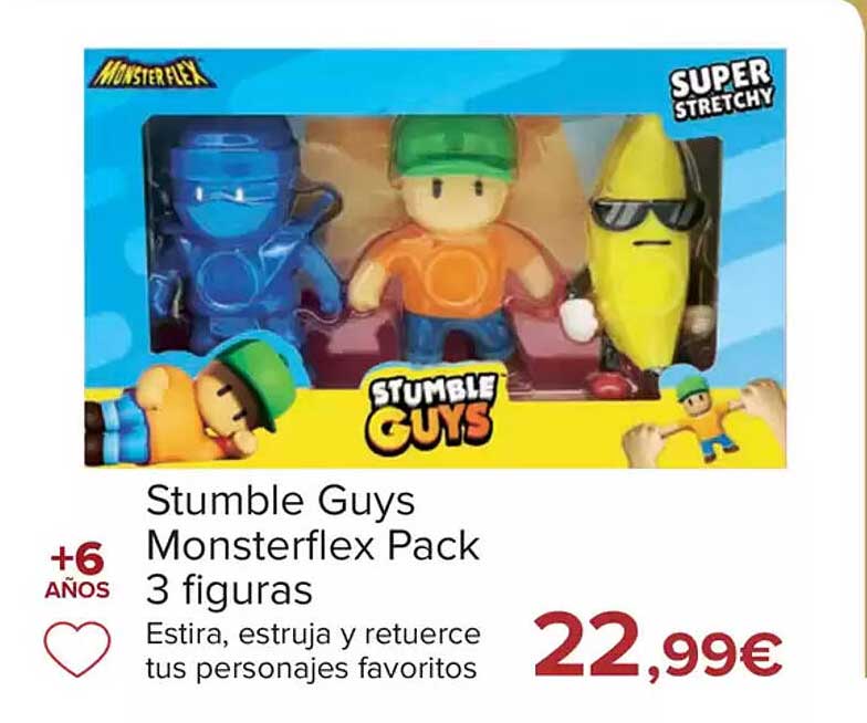 Stumble Guys Monsterflex Pack 3 figuras