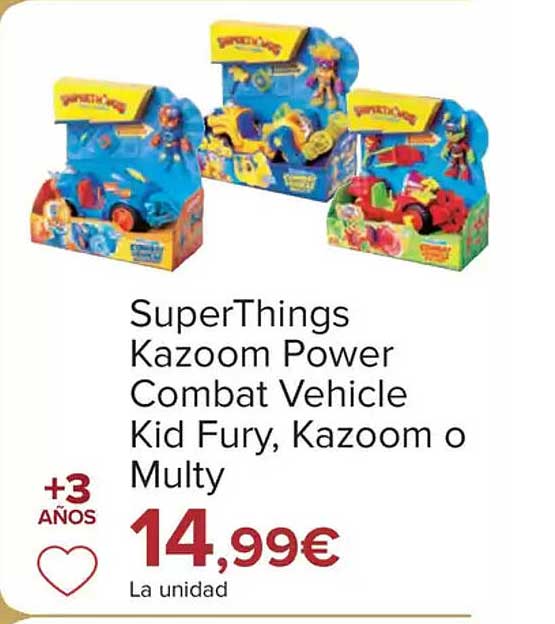 SuperThings Kazoom Power Combat Vehicle Kid Fury, Kazoom o Multy