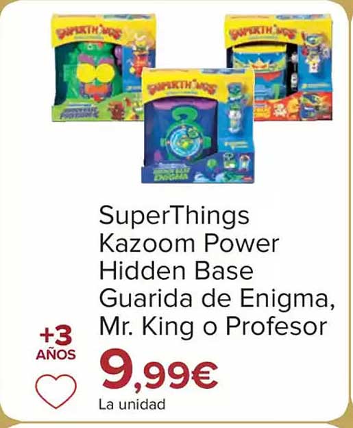 SuperThings Kazoom Power Hidden Base Guardida de Enigma, Mr. King o Profesor