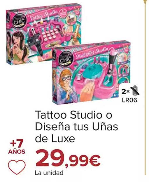 Tattoo Studio o Diseña tus Uñas de Luxe