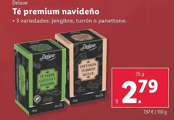 Té premium navideño