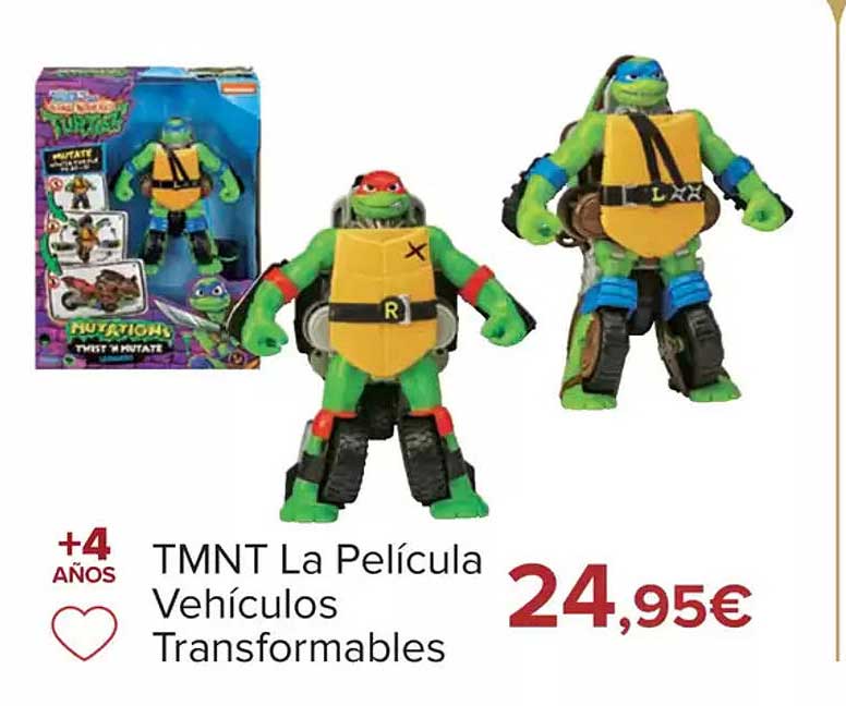 TMNT La Película Vehículos Transformables