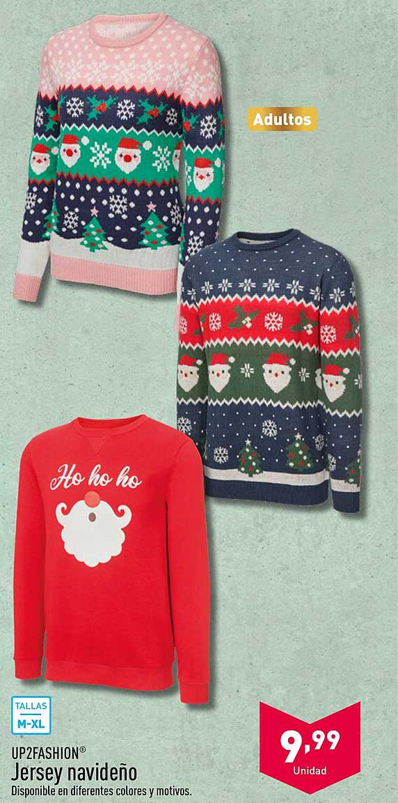 UP2FASHION® Jersey navideño