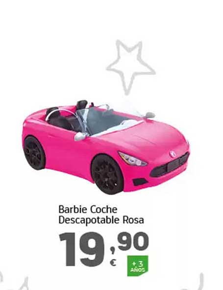 Barbie Coche Descapotable Rosa