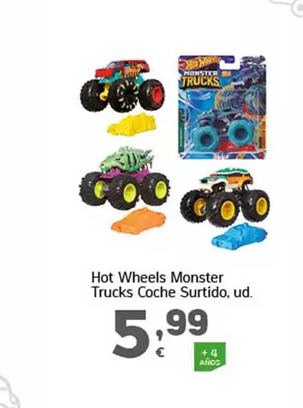 Hot Wheels Monster Trucks Coche Surtido