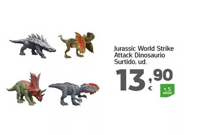 Jurassic World Strike Attack Dinosaurio Surtido, ud.