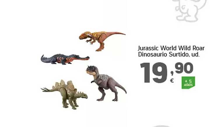 Jurassic World Wild Roar Dinosaurio Surtido, ud.