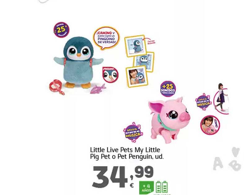 Little Live Pets My Little Pig Pet o Pet Penguin, ud.