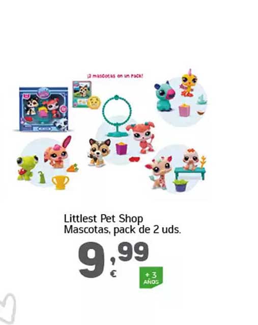 Littlest Pet Shop Mascotas, pack de 2 uds.