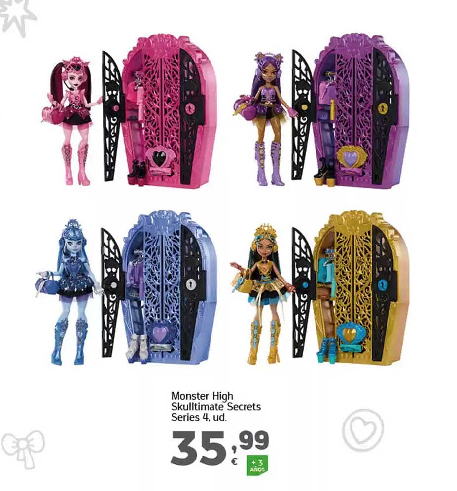 Monster High Skulltimate Secrets Series 4, ud.