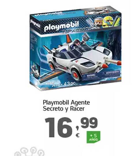 Playmobil Agente Secreto y Racer