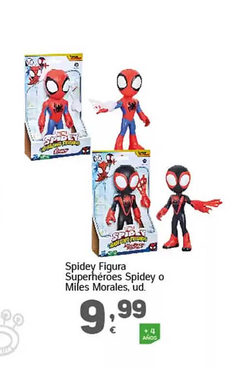 Spidey Figura Superhéroes Spidey o Miles Morales, ud.