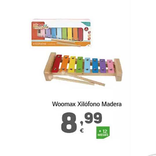 Woomax Xilófono Madera