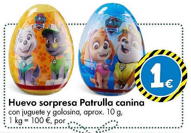 Huevo sorpresa Patrulla canina