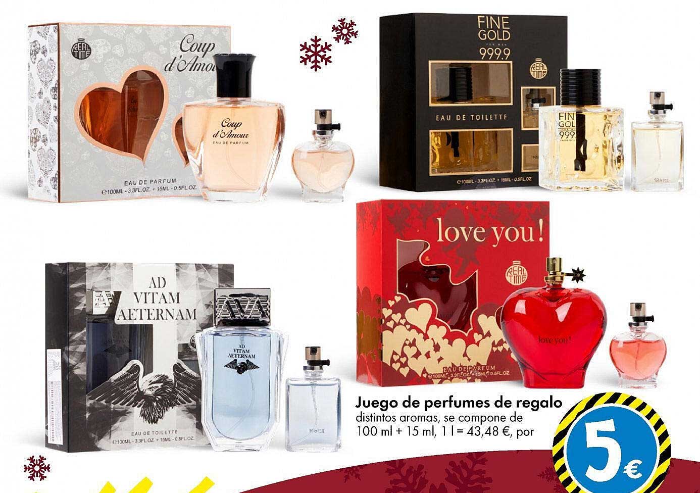 Juego de perfumes de regalo