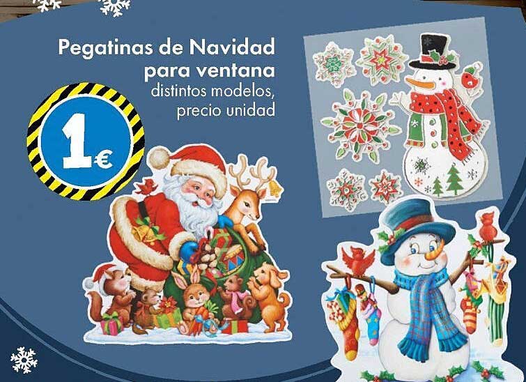 Pegatinas de Navidad para ventana