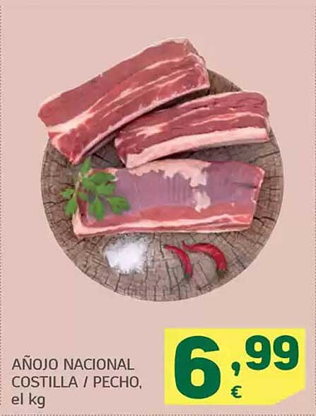 AÑOJO NACIONAL COSTILLA / PECHO, el kg