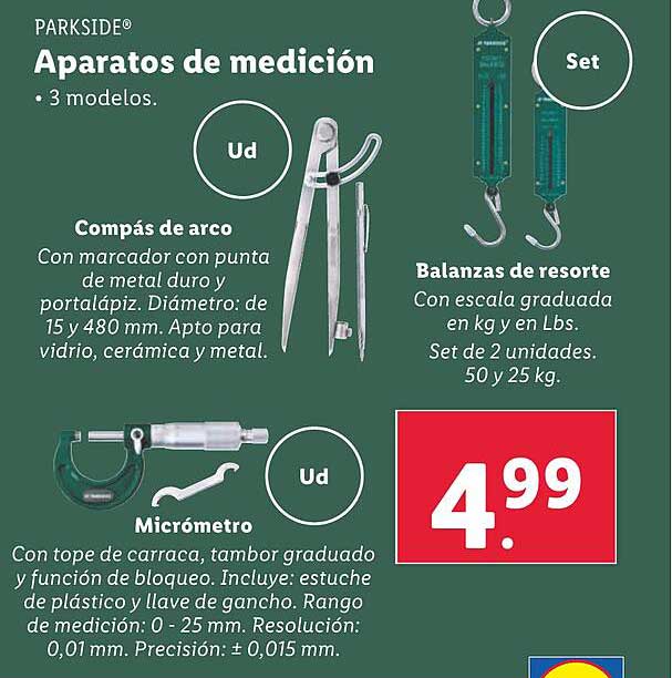 Aparatos de medición