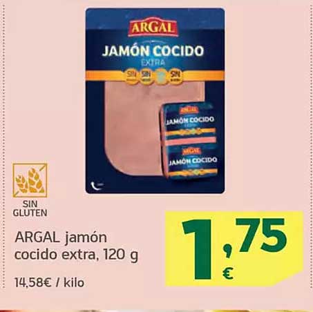 ARGAL JAMÓN COCIDO EXTRA