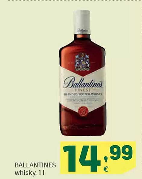 BALLANTINE'S whisky, 1 l