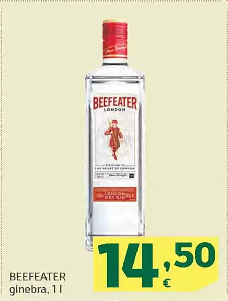 BEEFEATER ginebra, 1 l