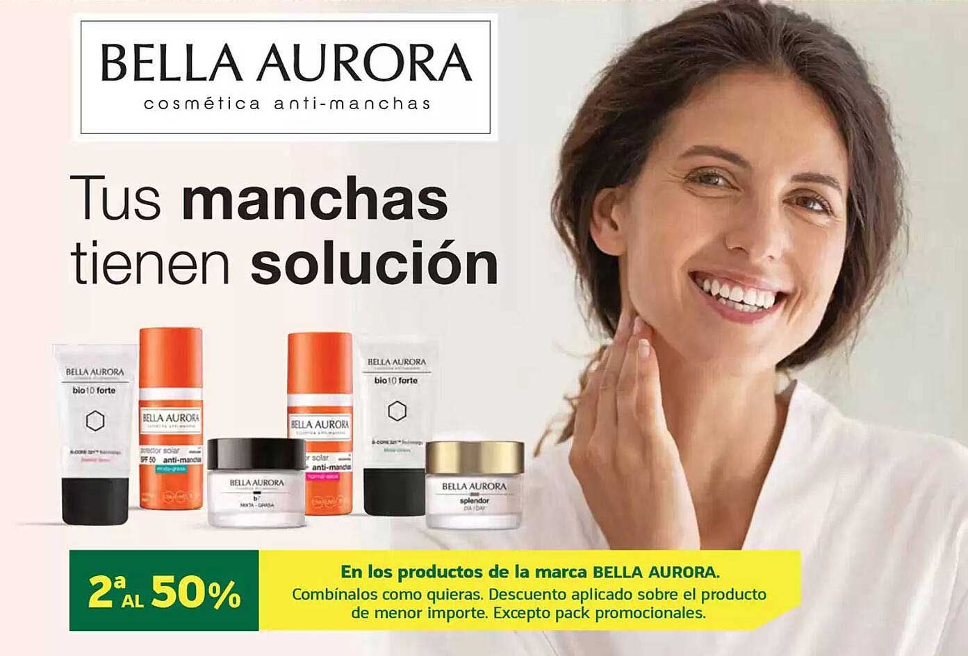 BELLA AURORA  
Tus manchas tienen solución