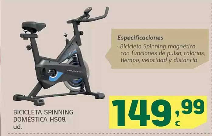 BICICLETA SPINNING DOMÉSTICA HS09