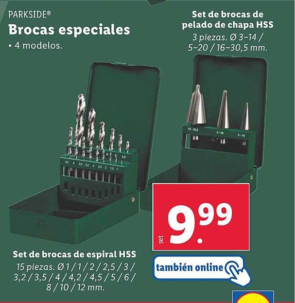 Brocas especiales