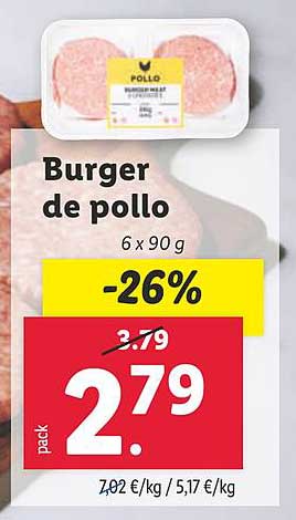 Burger de pollo