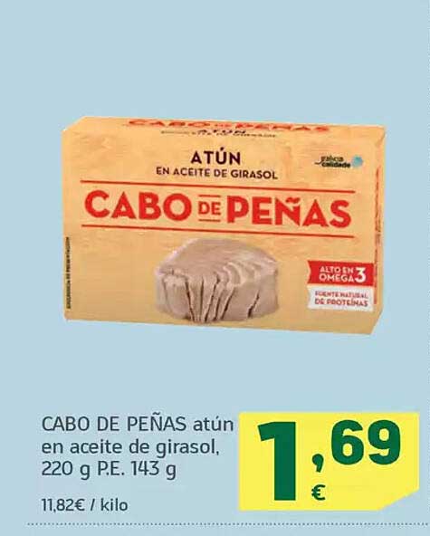 CABO DE PEÑAS atún en aceite de girasol