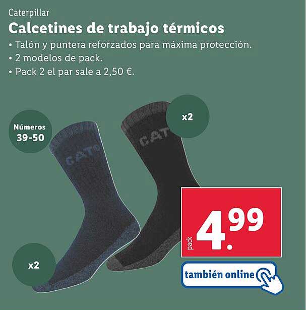 Calcetines de trabajo térmicos