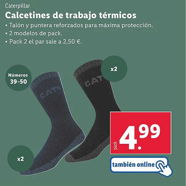 Calcetines de trabajo térmicos