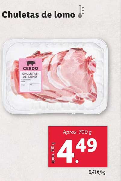 Chuletas de lomo