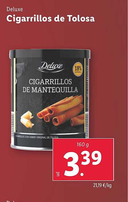 Cigarrillos de Mantequilla