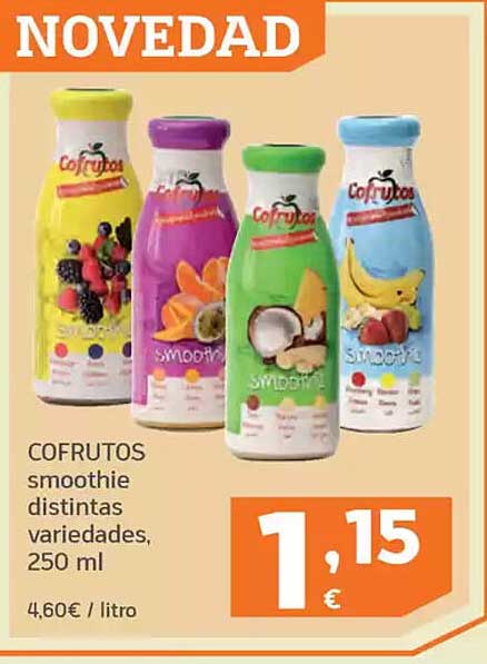 COFRUTOS smoothie distintas variedades