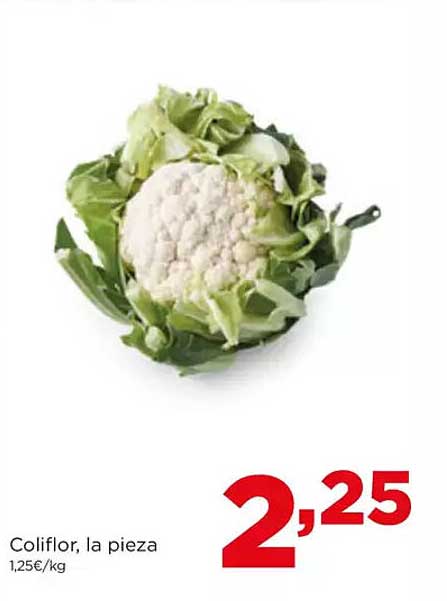 Coliflor, la pieza